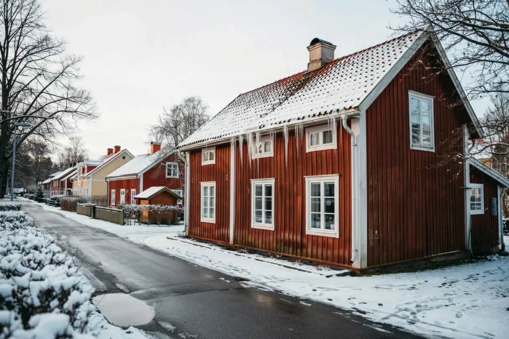 istappar och isbildning p taket s f rebygger du skador p villa och h ngr nnor